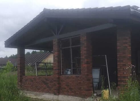 Остекление Барбекю зоны в СНТ «Липки» - Фото 2